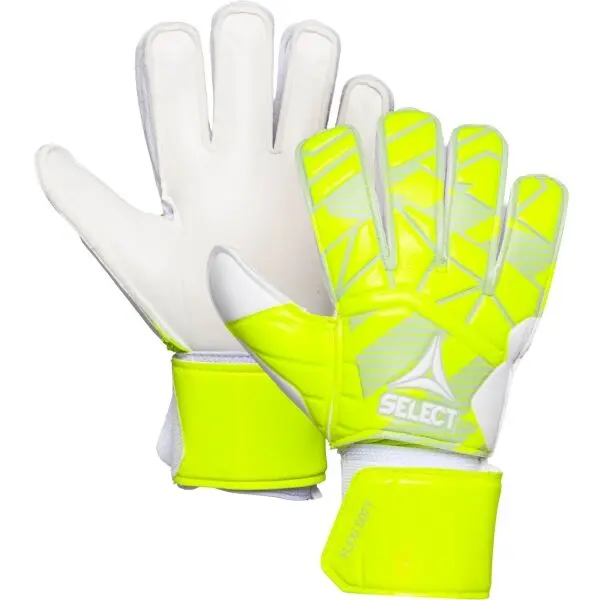 Select Select GK GLOVES 44 FLEXI SOFT V24 Детски вратарски ръкавици, жълто, размер