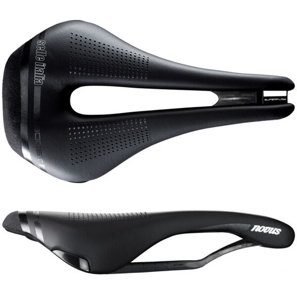 Selle Italia Selle Italia NOVUS Boost EVO Gravel TM Superflow L Седалка за велосипед, черно, размер L