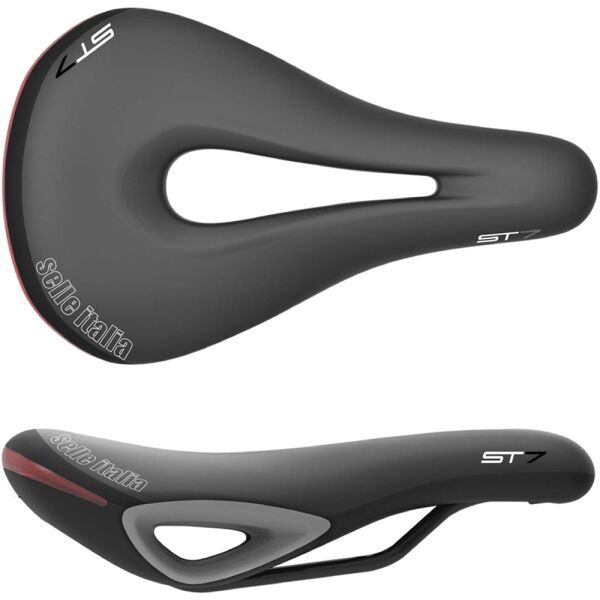 Selle Italia Selle Italia ST 7 Superflow L Седалка за велосипед, черно, размер L