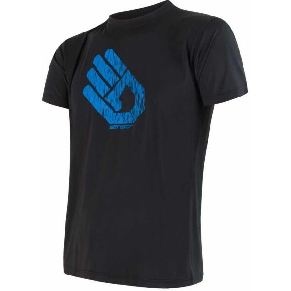 Sensor Sensor COOLMAX TECH HAND Мъжка тениска, черно, размер