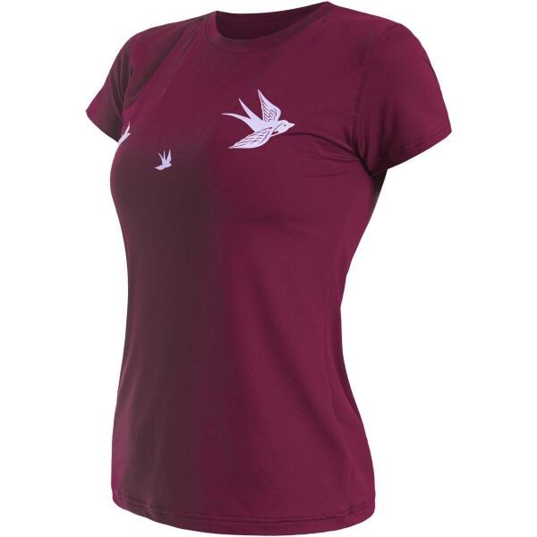 Sensor Sensor COOLMAX TECH SWALLOW Дамска тениска, винен, размер