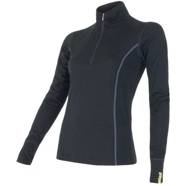 Sensor Sensor MERINO ACTIVE Дамска тениска, черно, размер