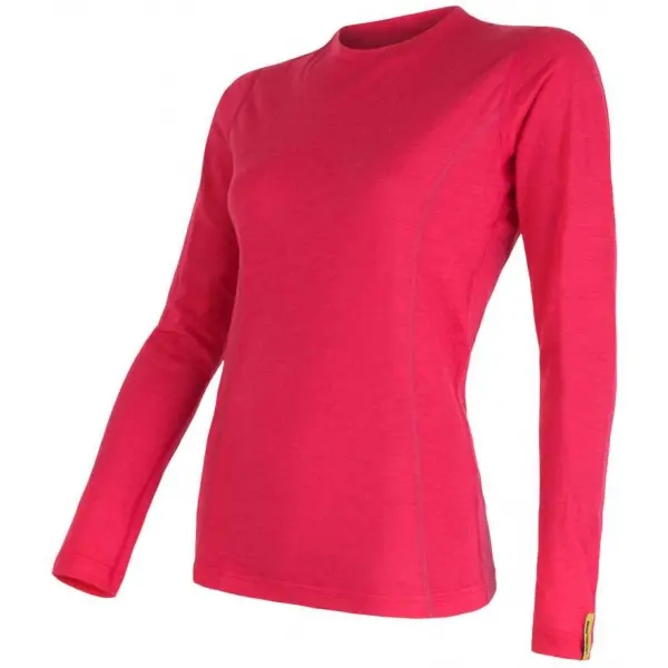 Sensor Sensor MERINO ACTIVE Дамска тениска, розово, размер