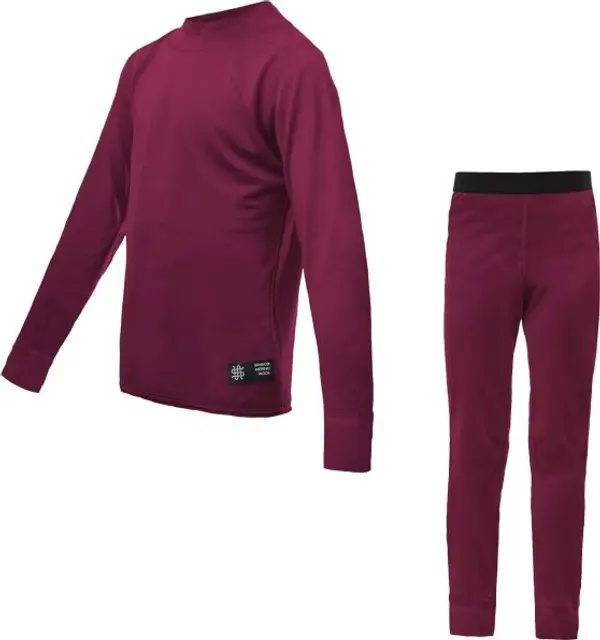 Sensor Sensor MERINO ACTIVE SET Детски функционален комплект, лилаво, размер