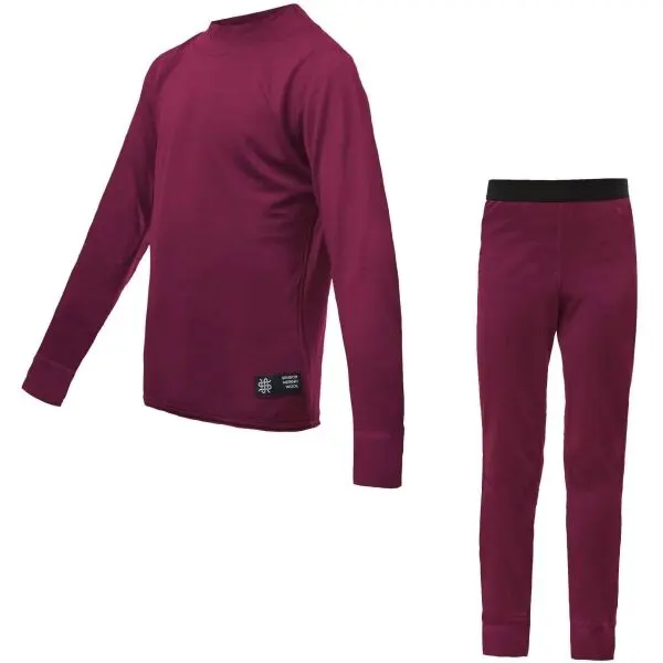 Sensor Sensor MERINO ACTIVE SET Детски функционален комплект, лилаво, размер