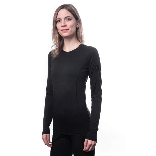 Sensor Sensor MERINO AIR Дамска термо тениска, черно, размер