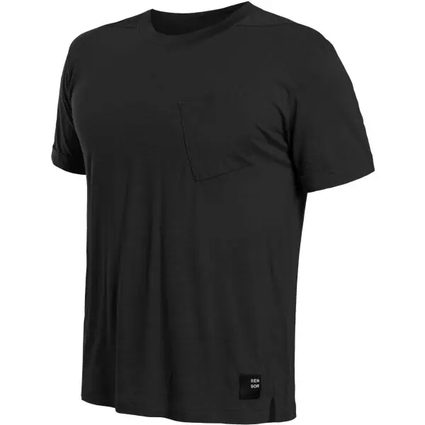 Sensor Sensor MERINO AIR Мъжка тениска Merino, черно, размер