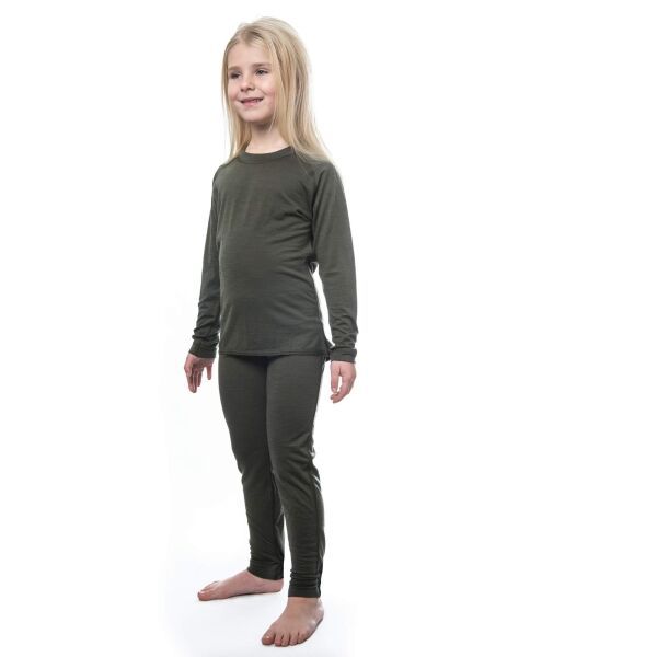 Sensor Sensor MERINO AIR SET Детски функционален комплект, зелено, размер