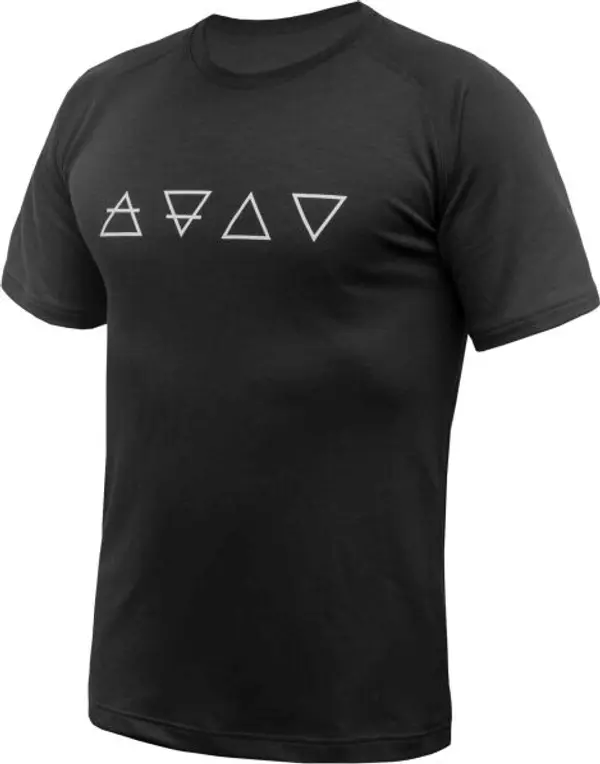 Sensor Sensor MERINO BLEND ELEMENTS Мъжка функционална тениска, черно, размер