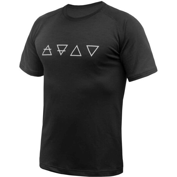 Sensor Sensor MERINO BLEND ELEMENTS Мъжка функционална тениска, черно, размер