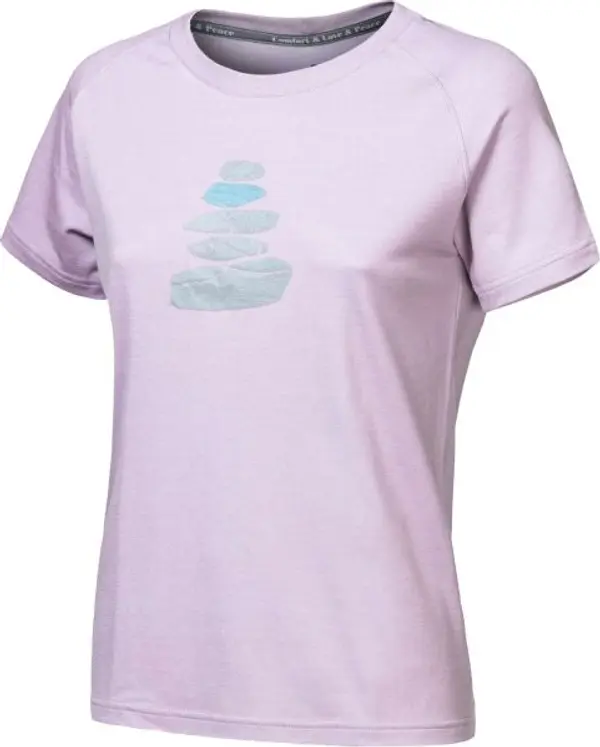 Sensor Sensor MERINO BLEND STONE W Дамска функционална тениска, лилаво, размер