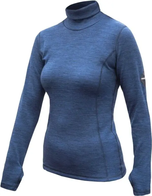 Sensor Sensor MERINO BOLD Дамска тениска с дълъг ръкав, синьо, размер