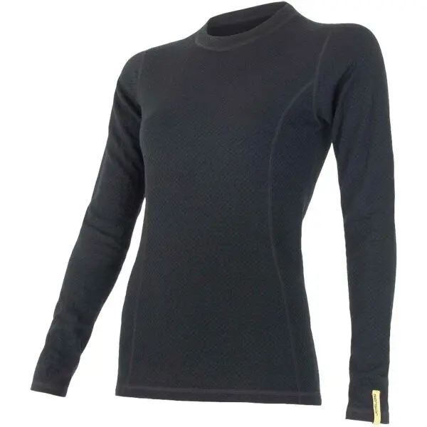 Sensor Sensor MERINO DF Дамска функционална блуза, черно, размер