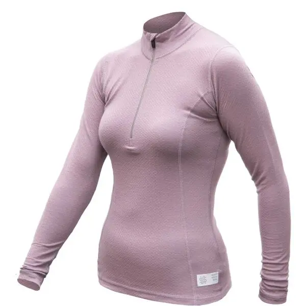 Sensor Sensor MERINO DF Дамска тениска с дълъг ръкав, лилаво, размер