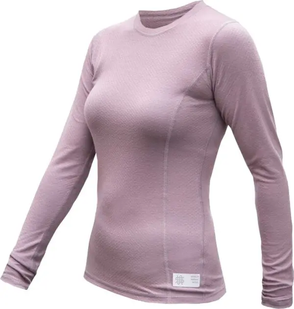 Sensor Sensor MERINO DF Дамска тениска с дълъг ръкав, лилаво, размер