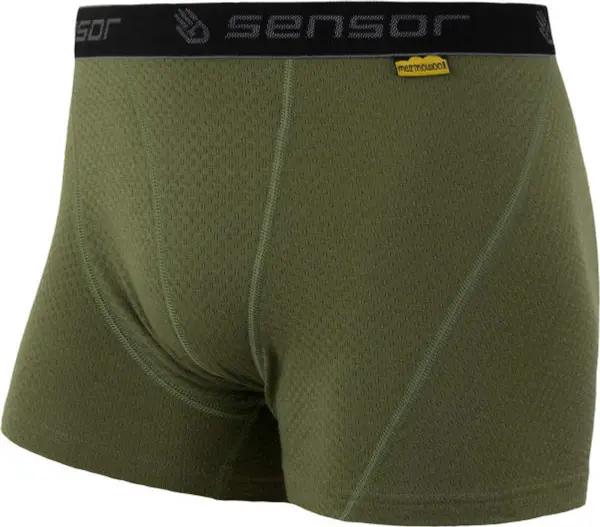 Sensor Sensor MERINO DF Функционална мъжка  тениска, khaki, размер