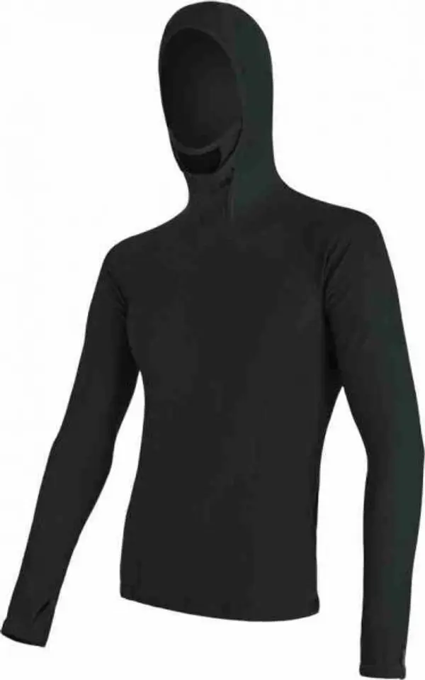 Sensor Sensor MERINO DF Мъжка блуза, черно, размер XXXL