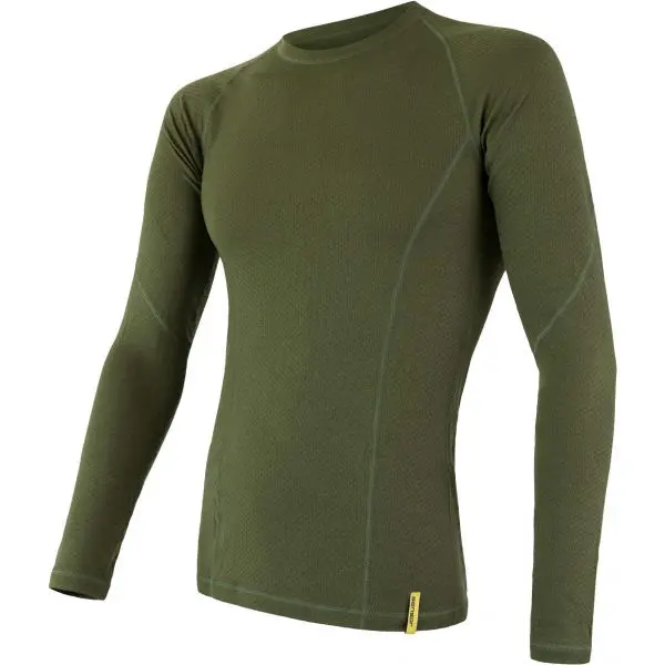 Sensor Sensor MERINO DF Мъжка функционална тениска, khaki, размер
