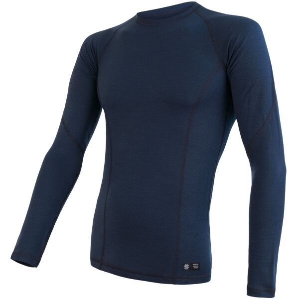 Sensor Sensor MERINO DF Мъжка функционална тениска, тъмносин, размер