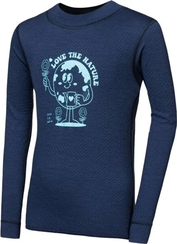 Sensor Sensor MERINO DF PLANET Детска функционална тениска, тъмносин, размер