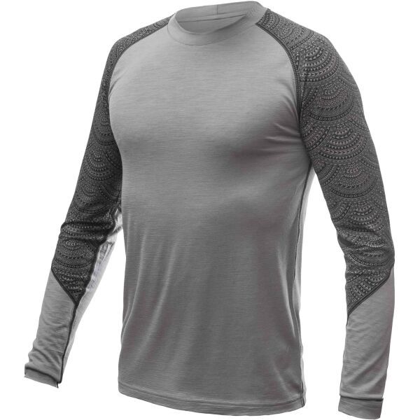 Sensor Sensor MERINO IMPRESS Мъжка тениска, сиво, размер