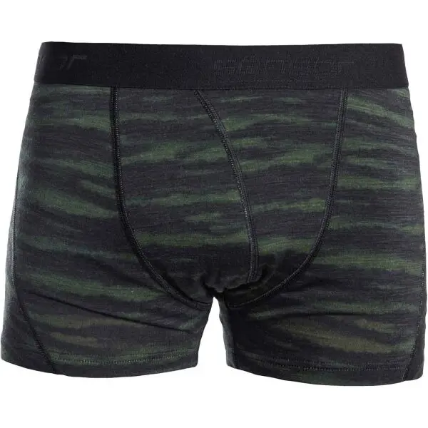 Sensor Sensor MERINO IMPRESS Мъжки боксерки, черно, размер