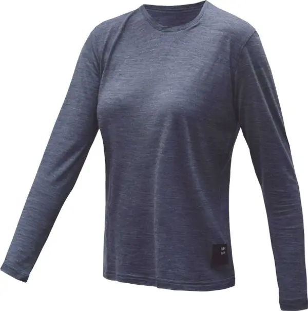 Sensor Sensor MERINO LITE Дамска тениска с дълъг ръкав, синьо, размер