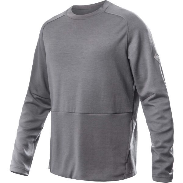 Sensor Sensor MERINO UPPER Мъжки суитшърт, сиво, размер