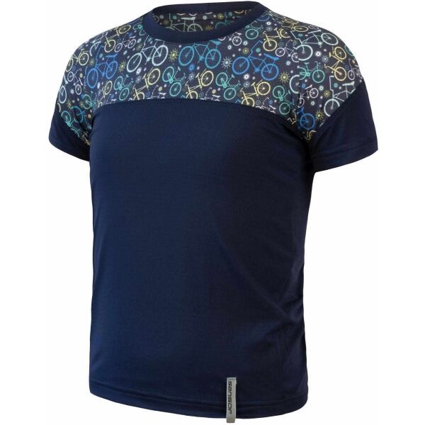 Sensor Sensor COOLMAX IMPRESS Детска функционална тениска, тъмносин, размер 130