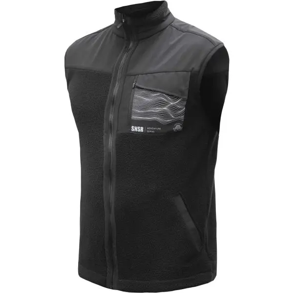 Sensor Sensor TEDDY Мъжки елек от флийс, черно, размер