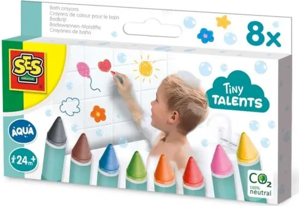 SES SES BATHTUB WAXES 8 KS Пастели за вана, микс, размер