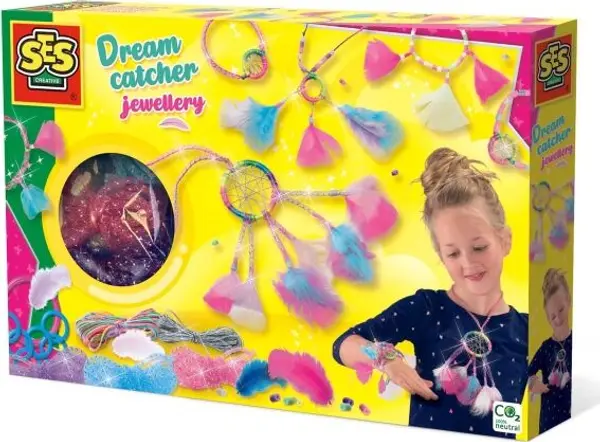SES SES MAKING A GLITTERING DREAM CATCHER Изработка на ловци на сънища, микс, размер