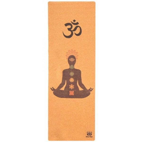 SHARP SHAPE SHARP SHAPE CORK YOGA MAT ASANA Йога постелка, оранжево, размер