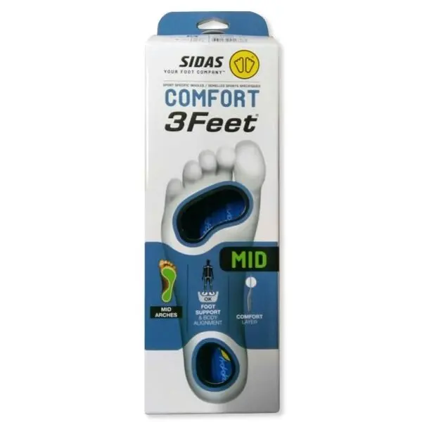 Sidas Sidas 3FEET COMFORT MID Стелки за обувки, синьо, размер