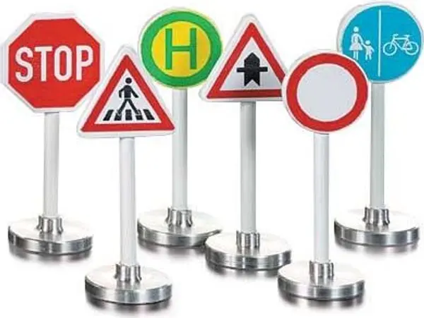 SIKU SIKU TRAFFIC SIGNS 5 KS Пътни знаци, микс, размер