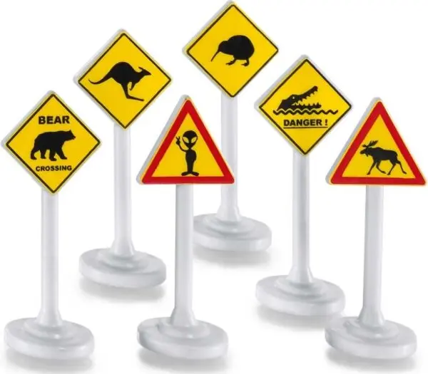 SIKU SIKU TRAFFIC SIGNS 6KS Пътни знаци, микс, размер
