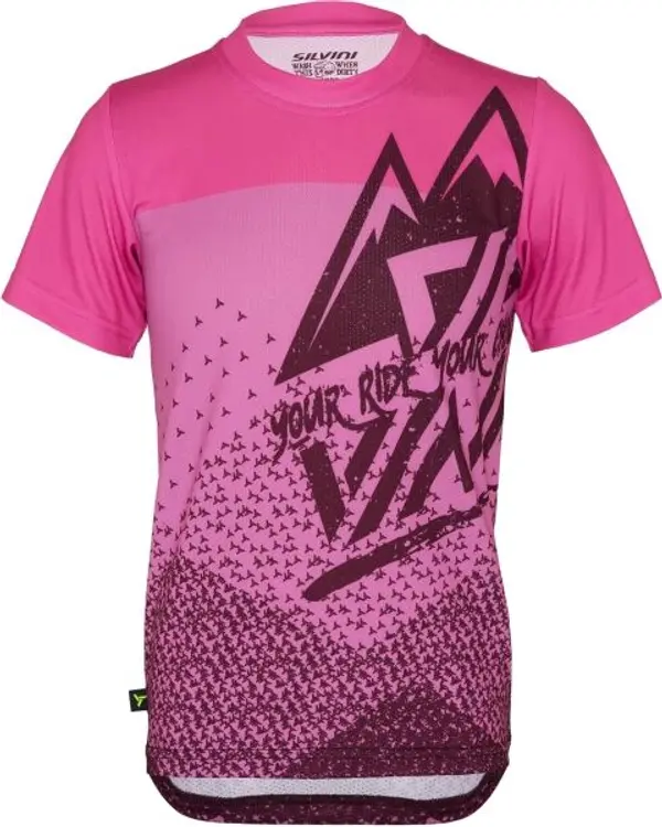 SILVINI SILVINI DENNI Момичешка фланелка за колоездене, розово, размер 122-128