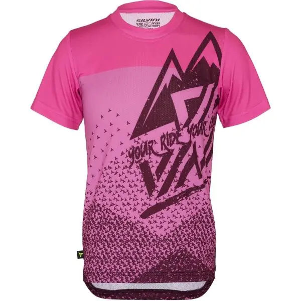 SILVINI SILVINI DENNI Момичешка фланелка за колоездене, розово, размер 146-152