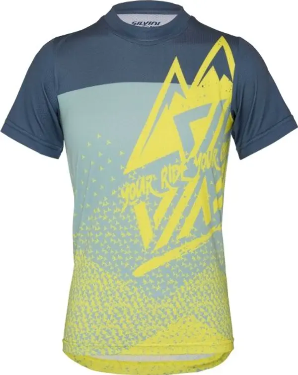 SILVINI SILVINI DENNI Момичешка фланелка за колоездене, жълто, размер 122-128