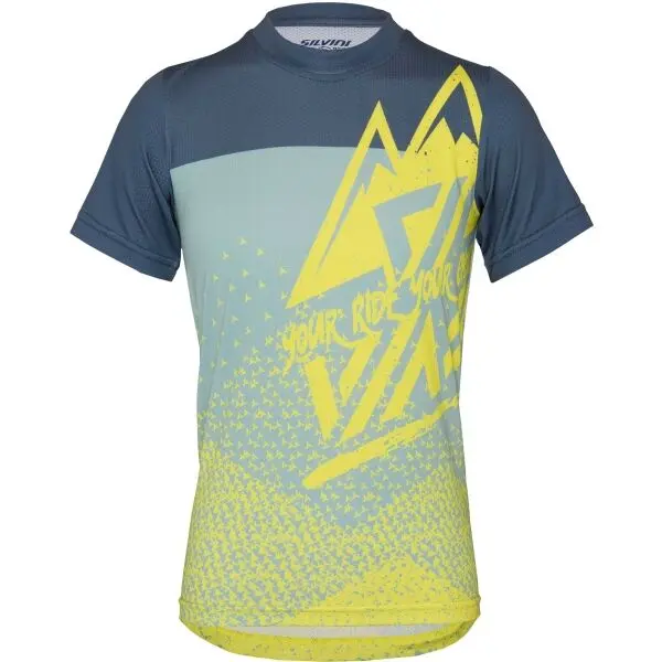 SILVINI SILVINI DENNI Момичешка фланелка за колоездене, жълто, размер 134-140