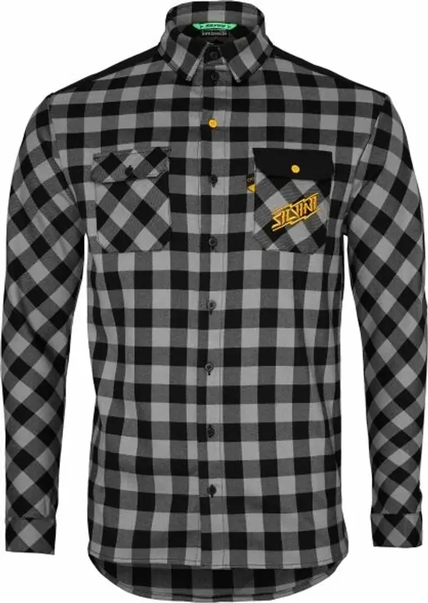 SILVINI SILVINI FARINI Мъжка риза, сиво, размер