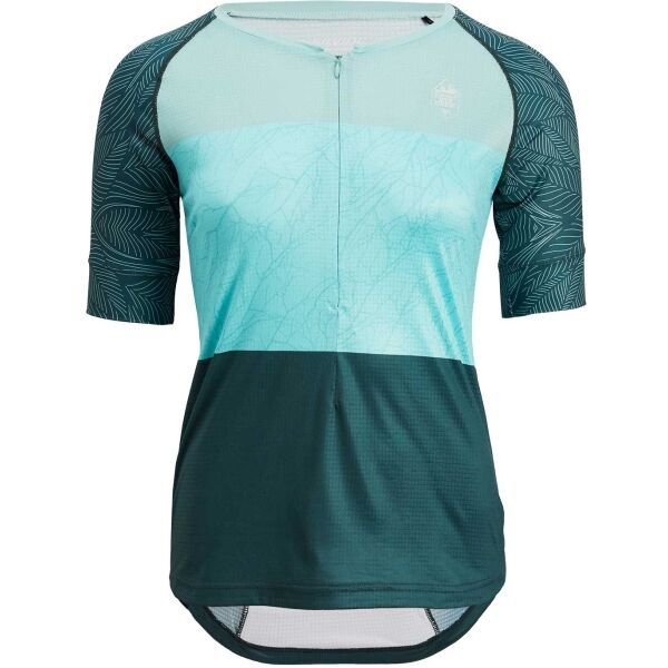 SILVINI SILVINI STABINA Дамска велосипедна фланелка, тъмнозелено, размер