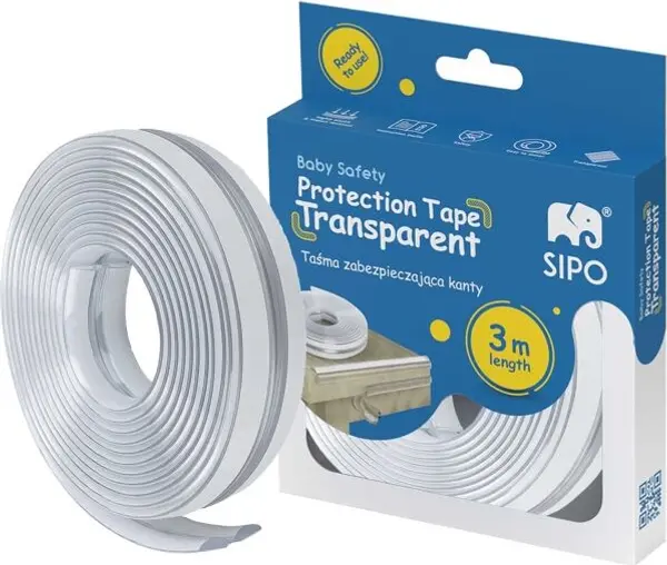 Sipo Sipo PROTECTIVE TAPE 3M Защитна лента за ръбове, бяло, размер