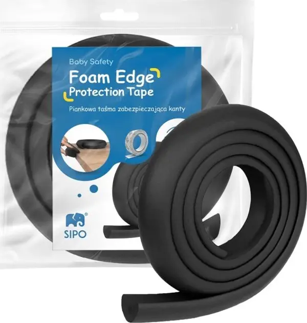 Sipo Sipo PROTECTIVE TAPE Защитна лента от пяна, черно, размер