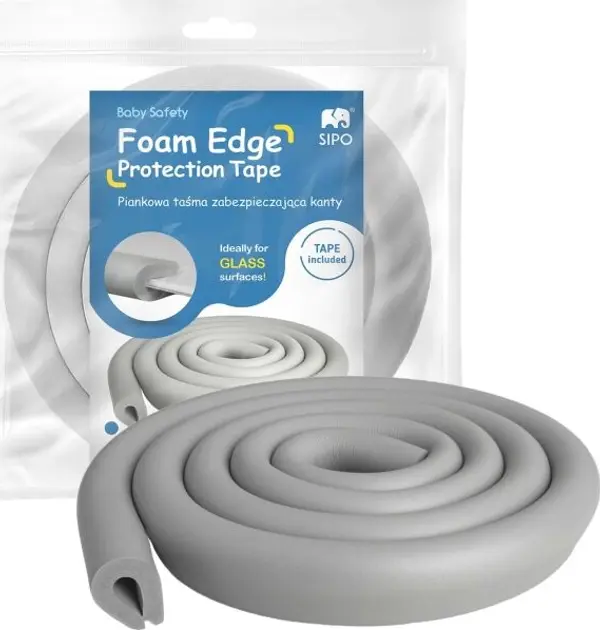 Sipo Sipo PROTECTIVE TAPE Защитна лента от пяна, сиво, размер