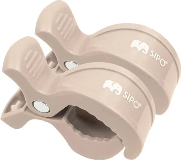 Sipo Sipo STROLLER CLIPS 2KS Клипове за детска количка, бежово, размер