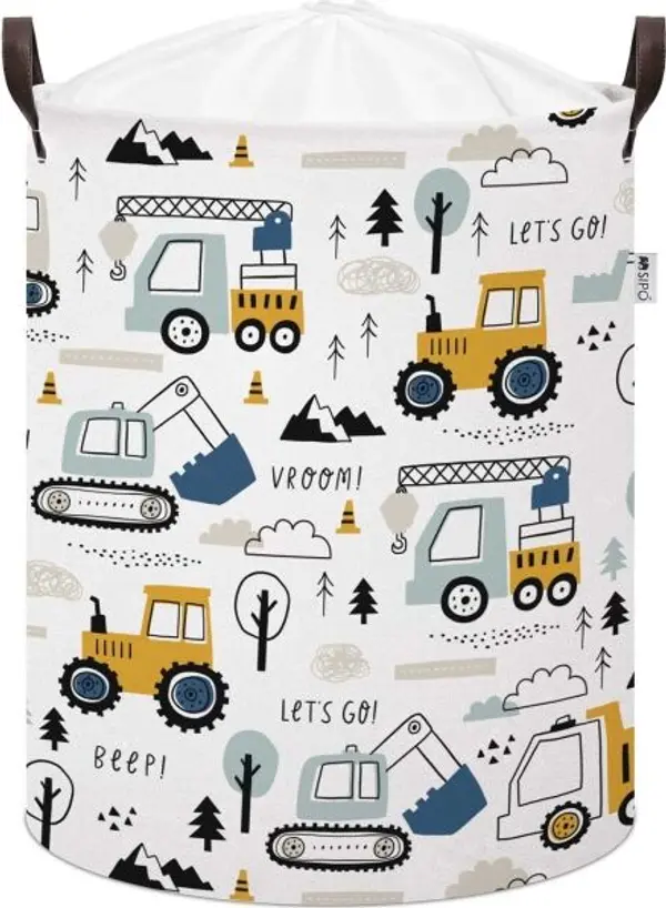 Sipo Sipo TOY BOX 43L Кош за играчки, бяло, размер