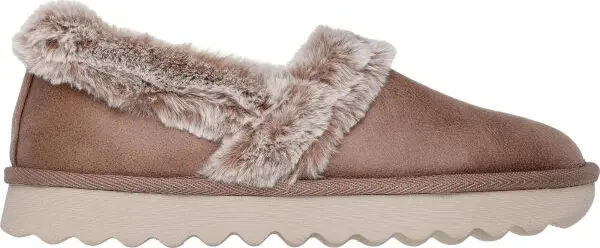 Skechers Skechers COZY UP Дамски затоплени пантофки, кафяво, размер
