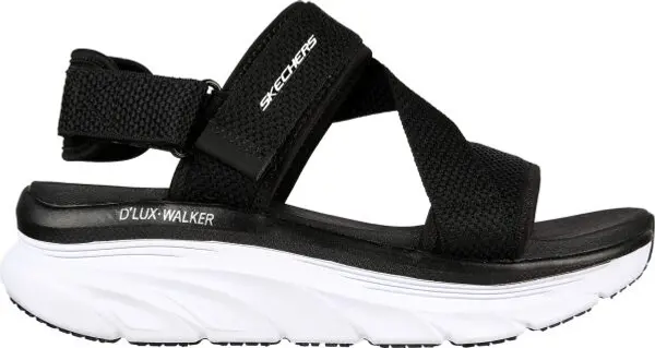 Skechers Skechers D'LUX WALKER - KIND MIND Дамски сандали, черно, размер