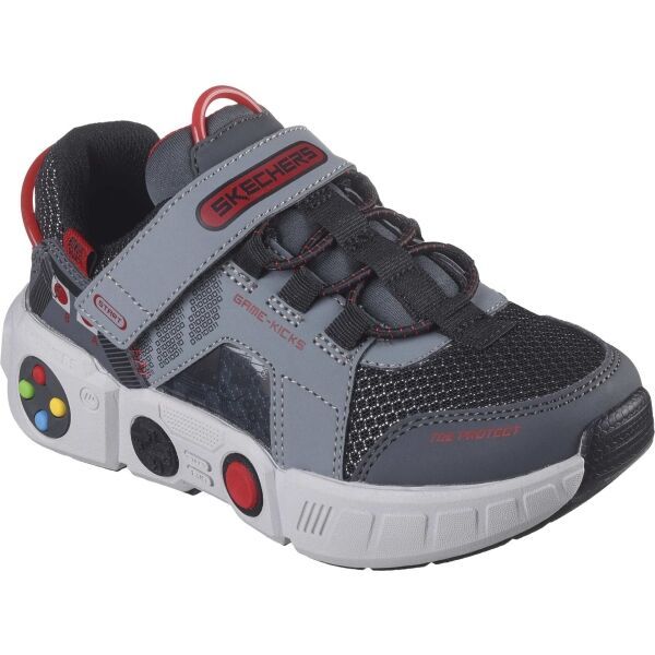 Skechers Skechers GAMETRONIX Ежедневни детски обувки, сиво, размер